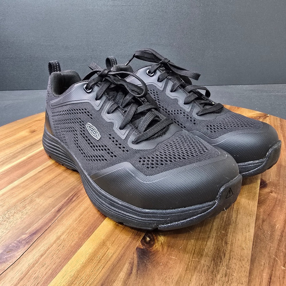 Keen Utility Vista Energy Work Safety Shoes Mens 7.5W Black Carbon Fiber Toe - Picture 5 of 12